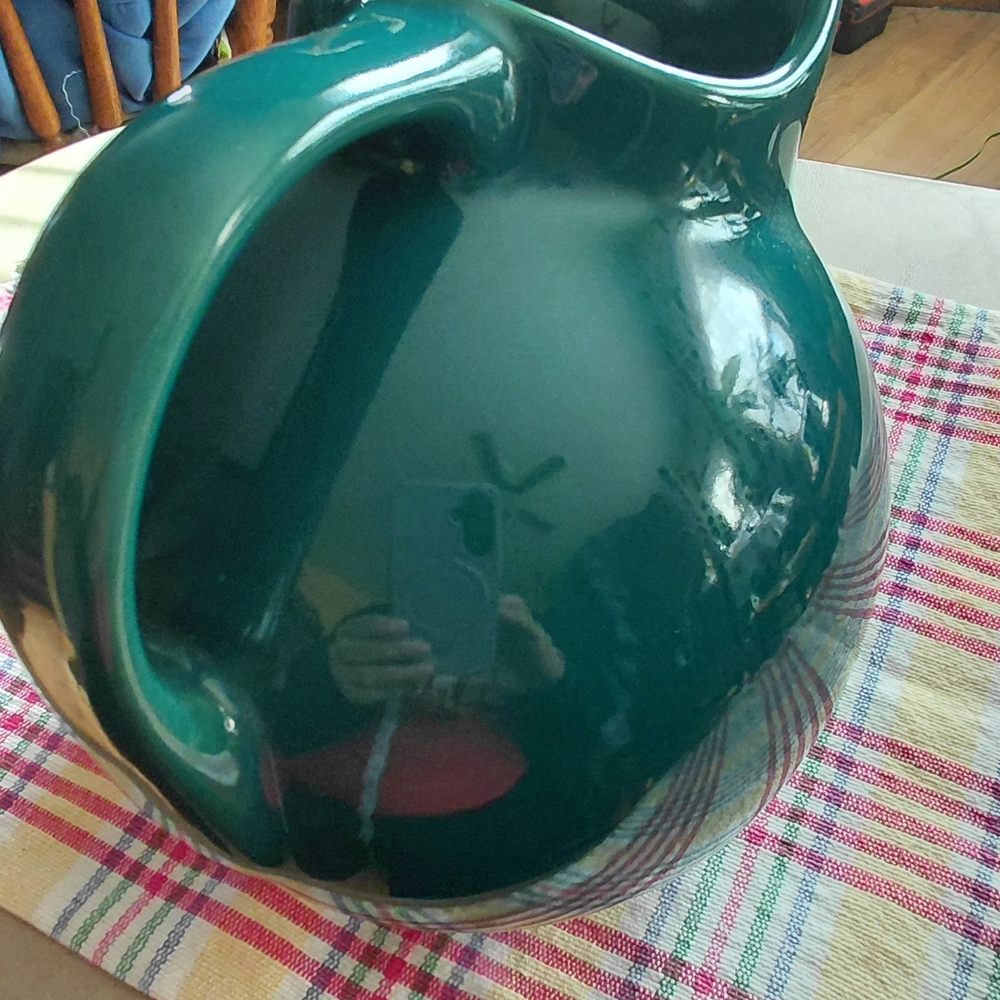Hall Dark Green Ceramic Pitcher